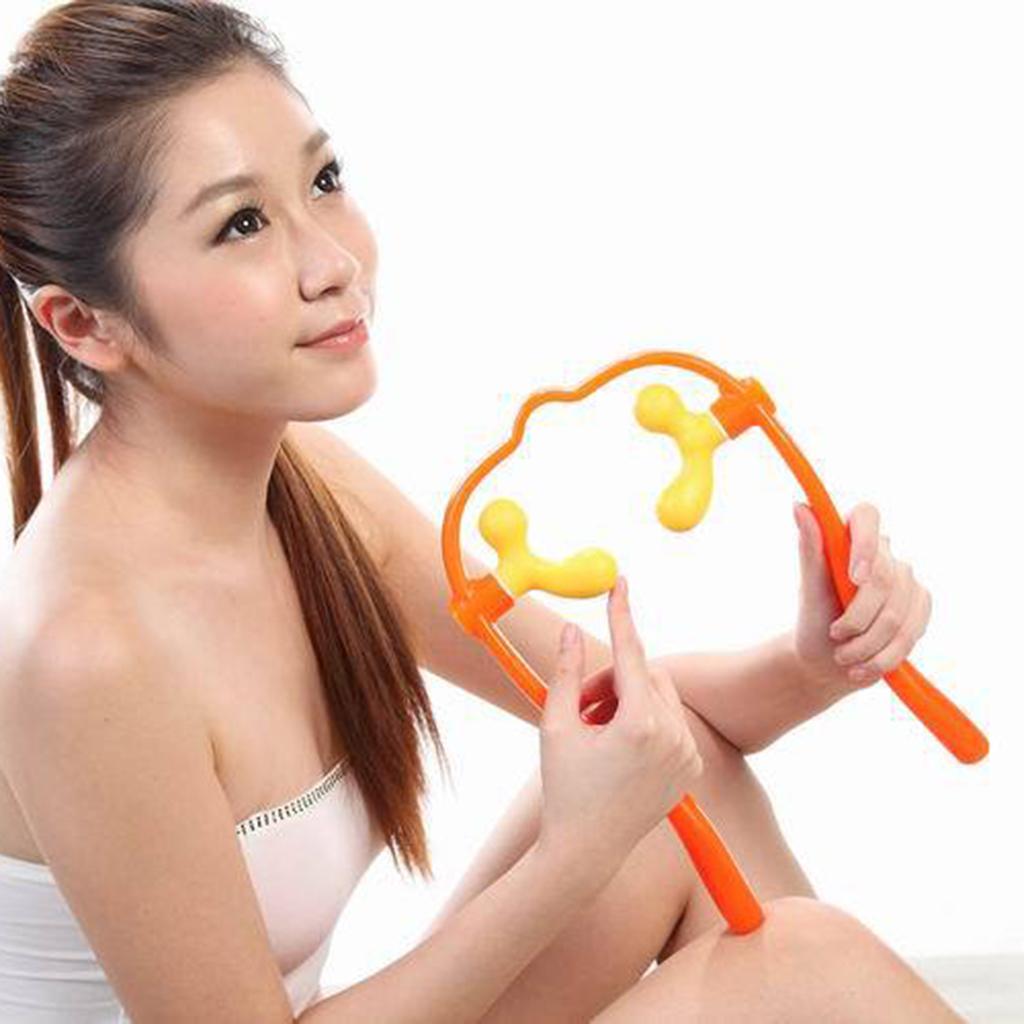 Hand Held Pain Relief Trigger Point Self Massage Tool Neck Shoulder Massager