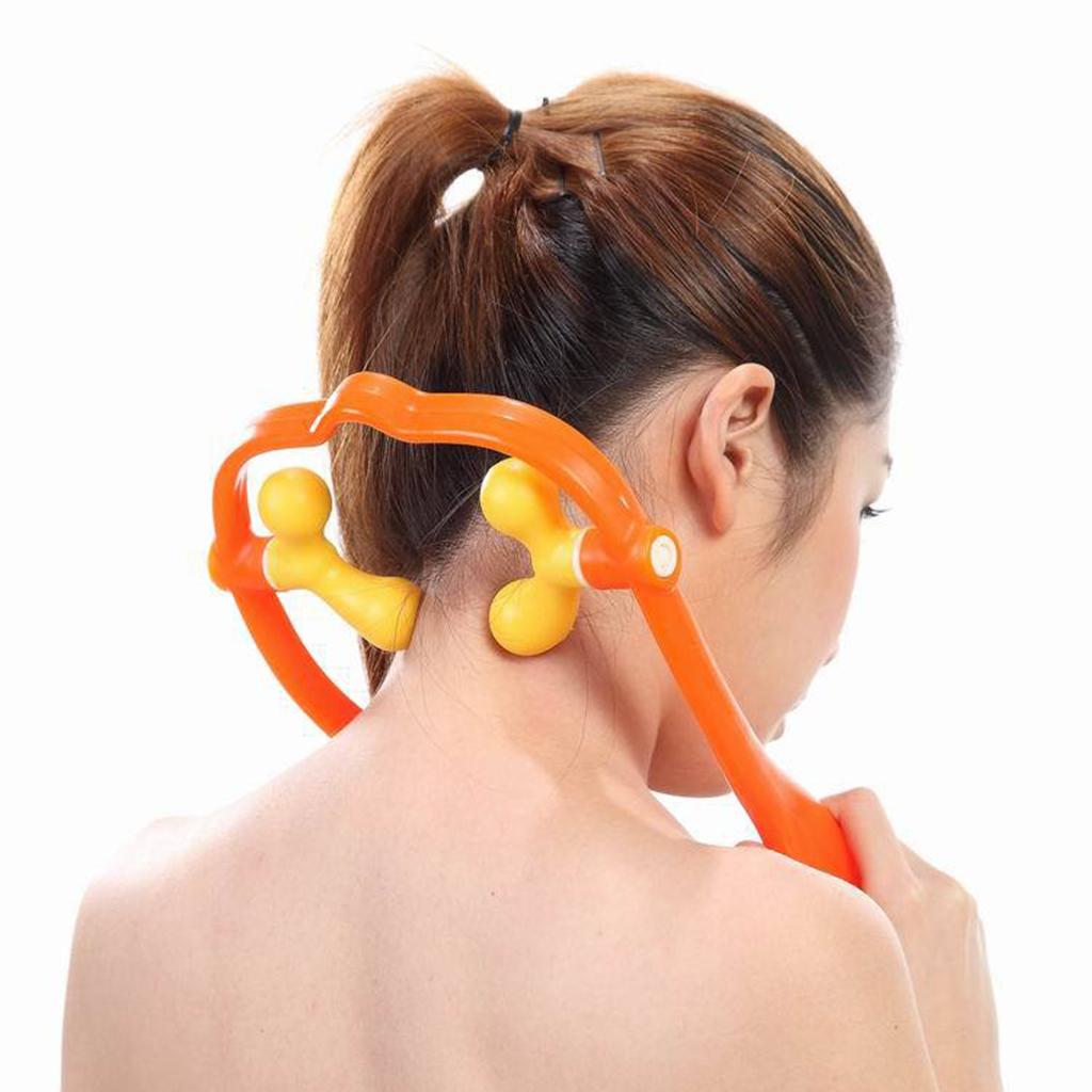Hand Held Pain Relief Trigger Point Self Massage Tool Neck Shoulder Massager