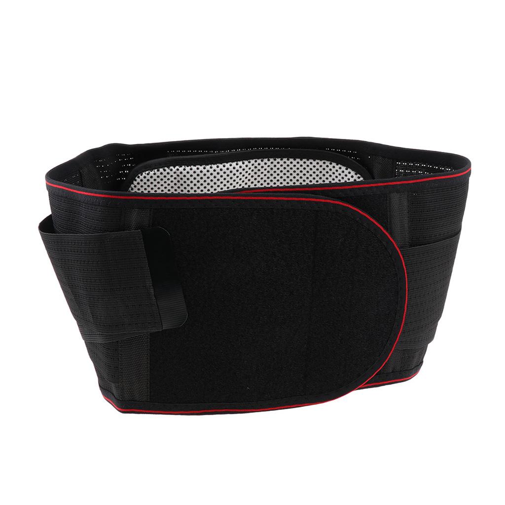 Tourmaline Self-heating Magnetic Waist Belt Lumbar Waist Support Brace L