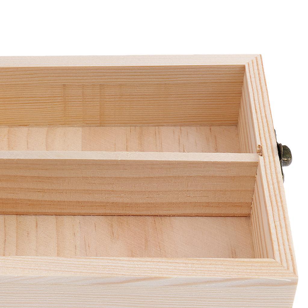 Natural Wood Essential Oil Storage Box Display Carry Case Organizer Holder