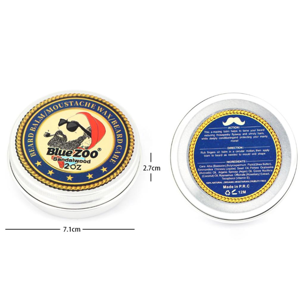 Beard Balm Natural Oil Conditioner Beard Care Moustache Wax Men Grooming