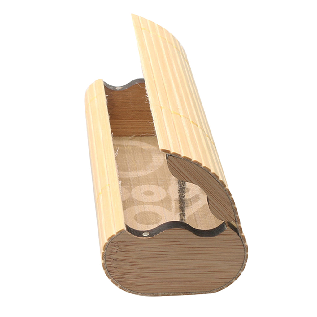 Wooden Eyewear Eyeglass Case Bamboo Sunglasses Storage Reading Glasses Box