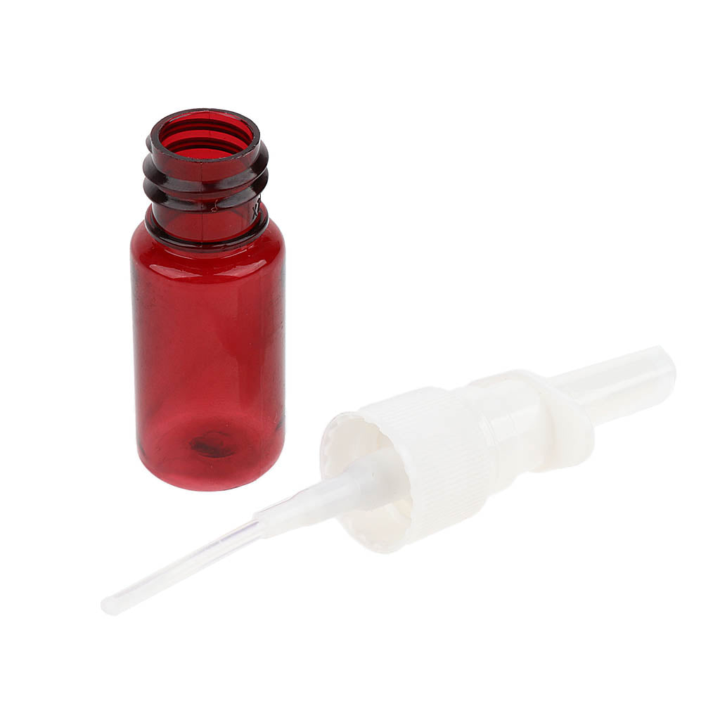 20 Pieces Empty Refillable Plastic Nasal Spray Bottles Fine Mist Nose Vials