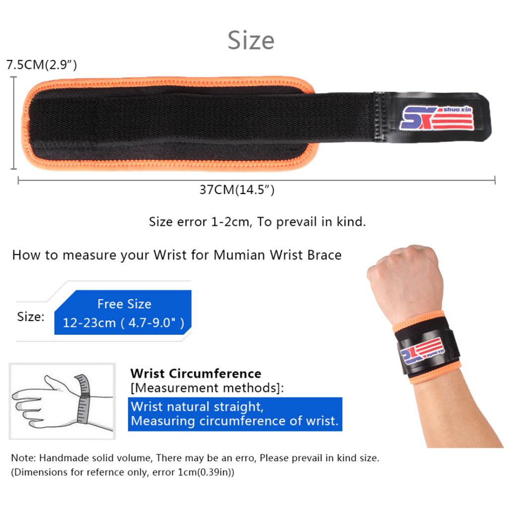 Wrist Brace Support Sports Wristband Wrist Band Strap Carpal Tunnel Brace