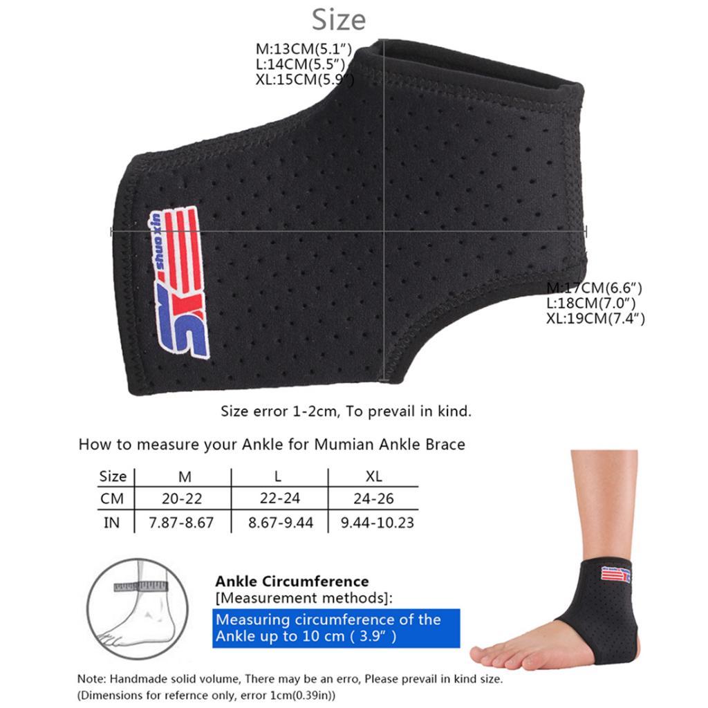 Ankle Foot Support Brace Plantar Fasciitis Tendonitis Compression Wrap Belt