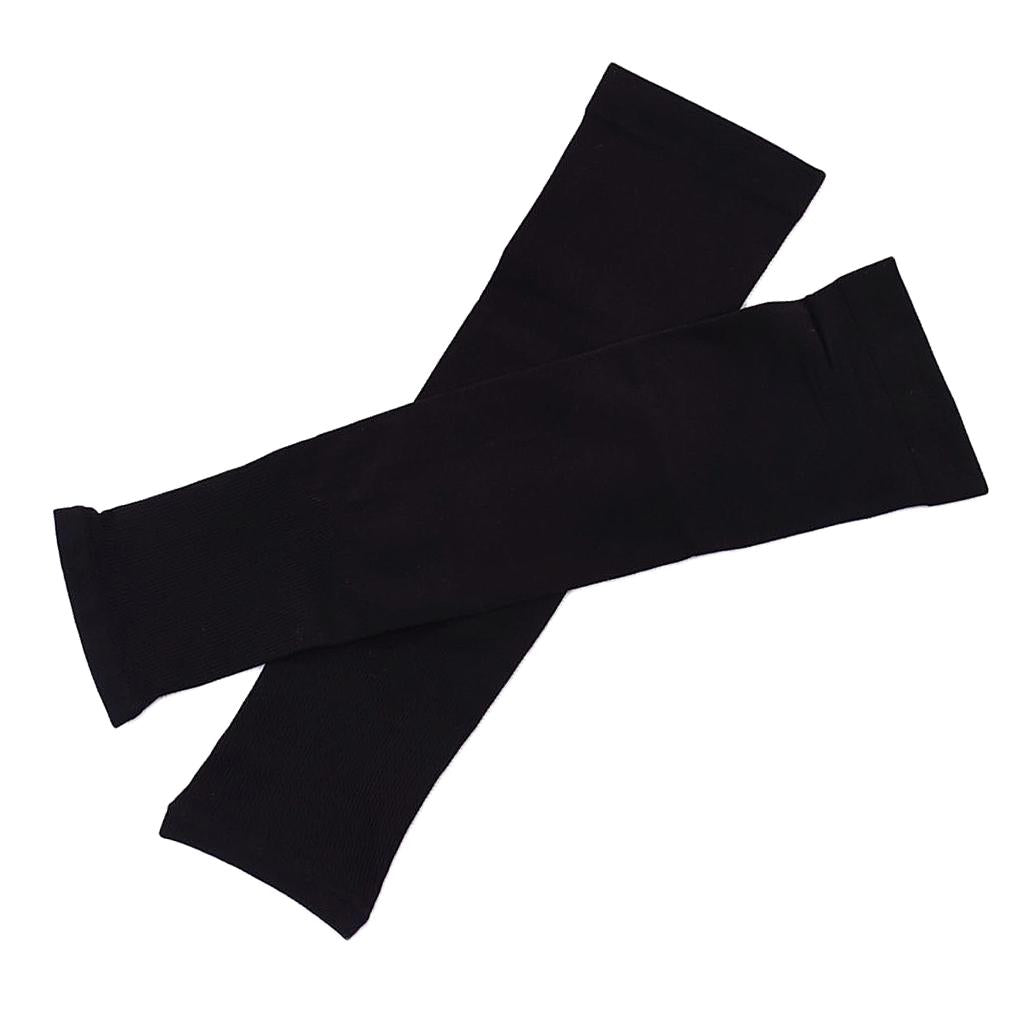 1 Pair UV Protection Cooling Arm Compression Sleeves without Finger Hole