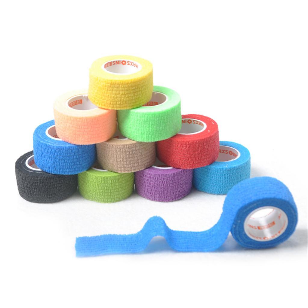 Self Adhesive Bandage Roll Elastic Cohesive Tape First Aid Wrap Light Blue