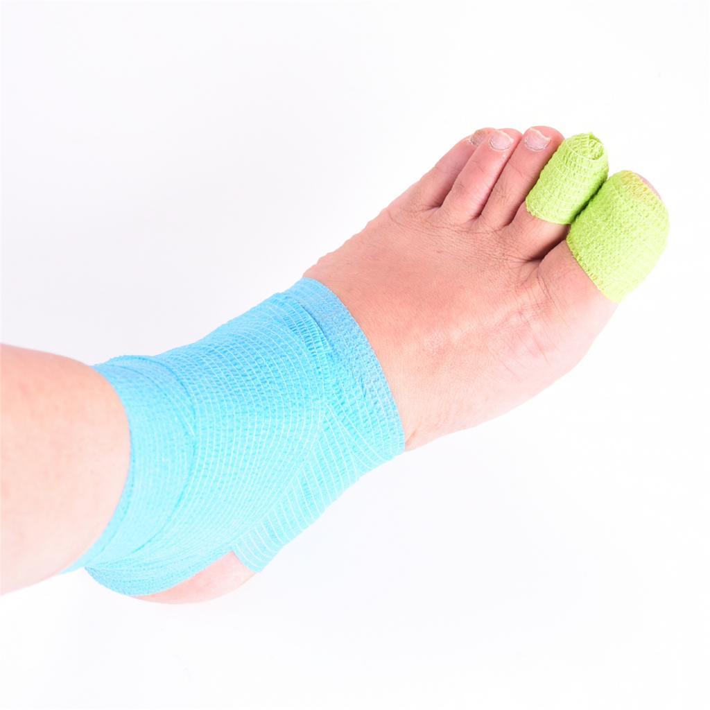 Self Adhesive Bandage Roll Elastic Cohesive Tape Wrap for Wrist Ankle Hand
