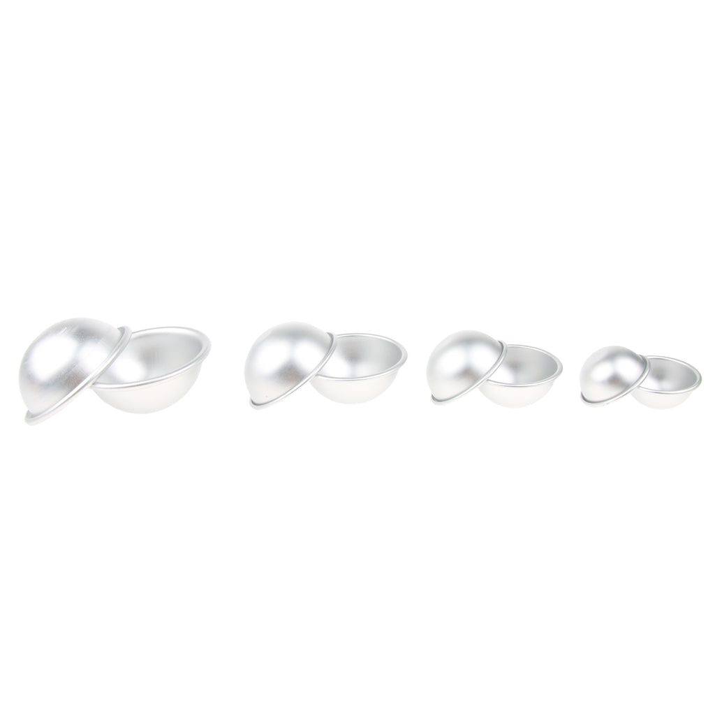 8pcs Bath Bomb Mold Soap Making Mould + Heat Sealer + 200 Heat Shrink Bags