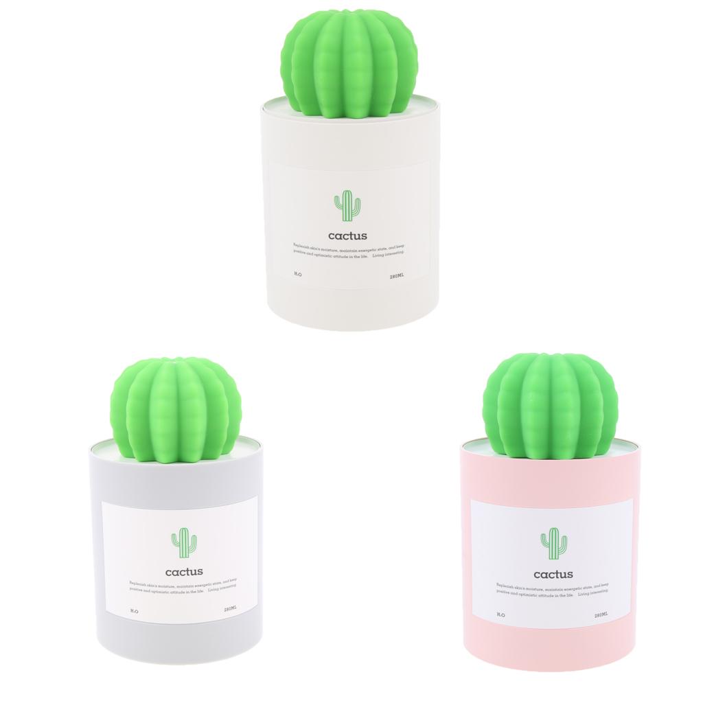 Mini Portable Cool Mist Humidifier Office Air Freshener with USB Cable White