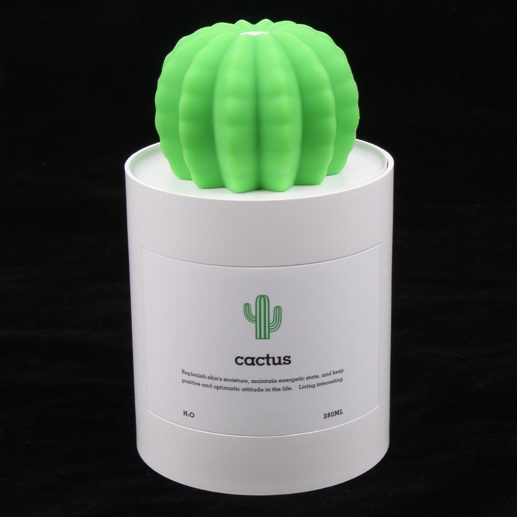 Mini Portable Cool Mist Humidifier Office Air Freshener with USB Cable White