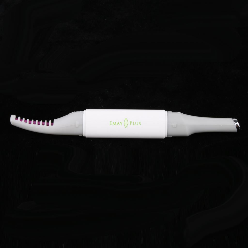 2-in-1 Heated Eyelash Curler Electric Heat Eye Massager Wand Massager Set