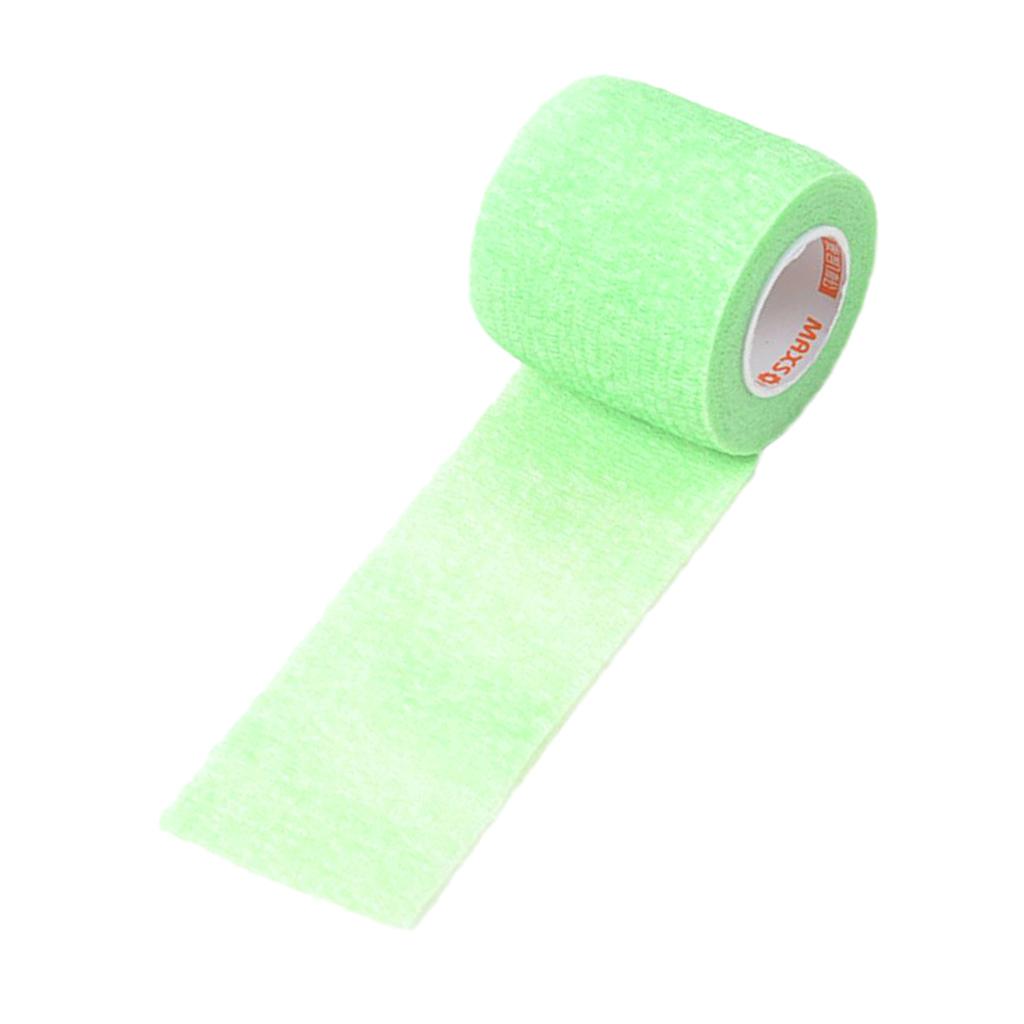 5cm Self Adhesive Bandage Elastic Tape Wrap for First Aid Fluorescent Green