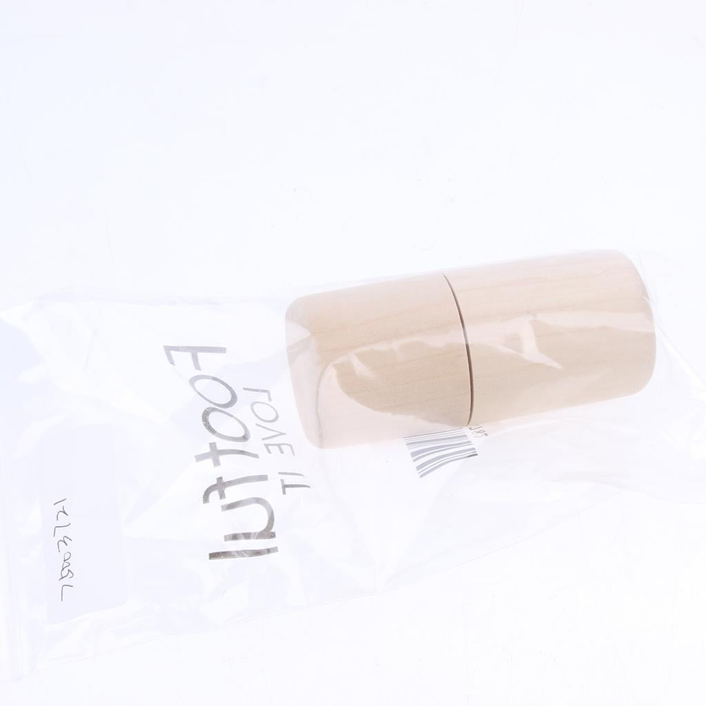 Cylinder Wooden Storage Box Essential Oil Carry Case Organizer Holder 10ml