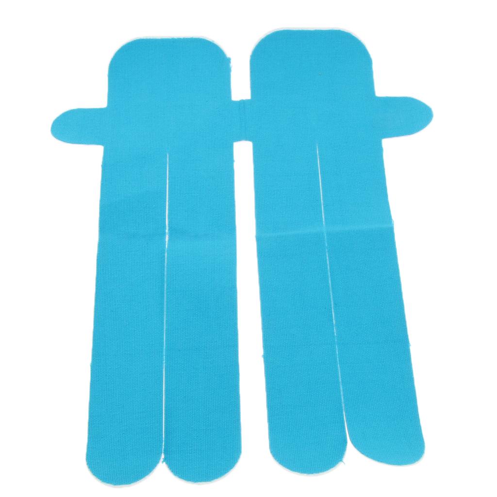Cotton Elastic Sports Bandage Muscle Adhesive Tape for Waist Knee 04 Blue