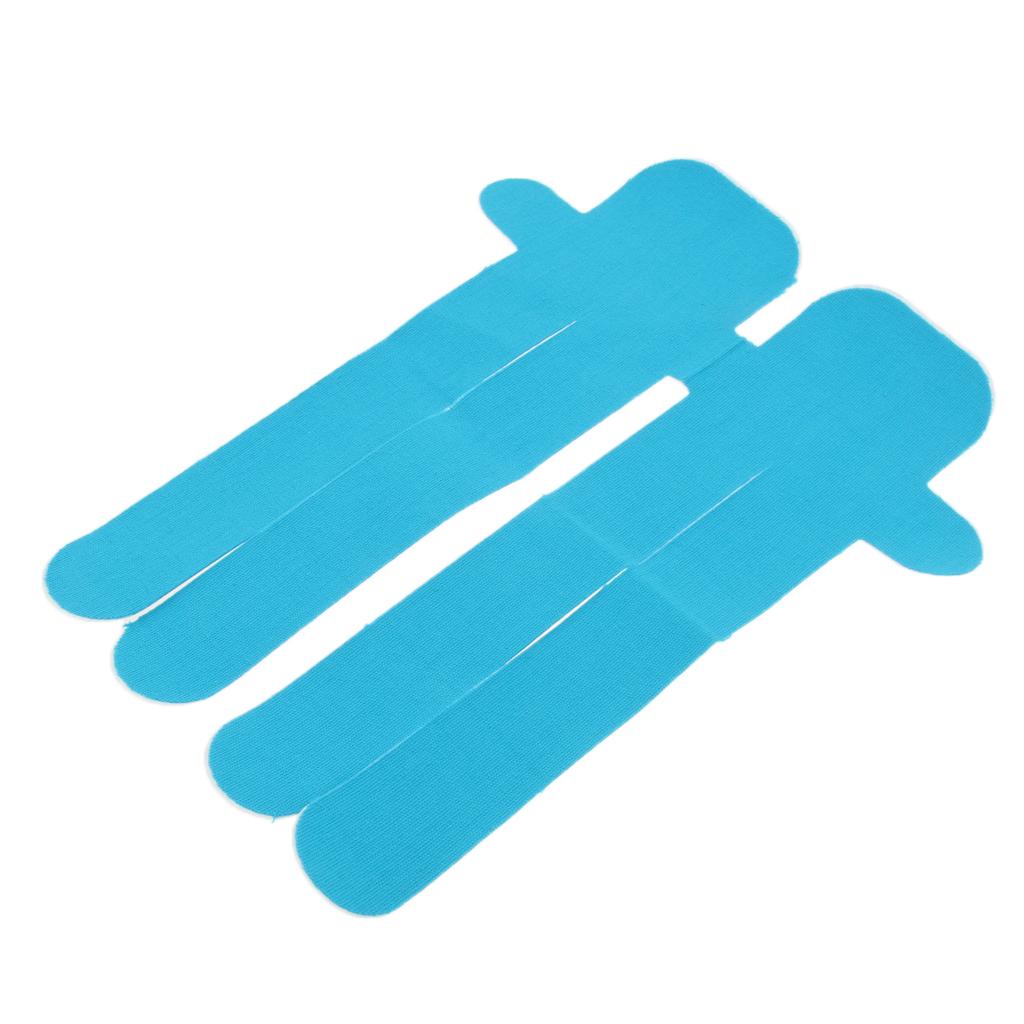 Cotton Elastic Sports Bandage Muscle Adhesive Tape for Waist Knee 04 Blue