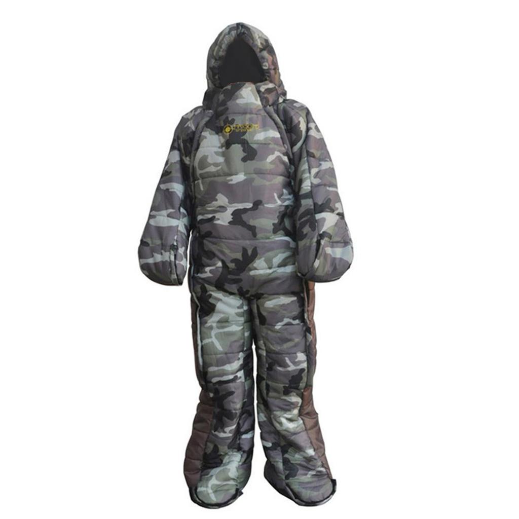 Full Body Wearable Sleeping Bag for Travel Camping Accompany Patient L