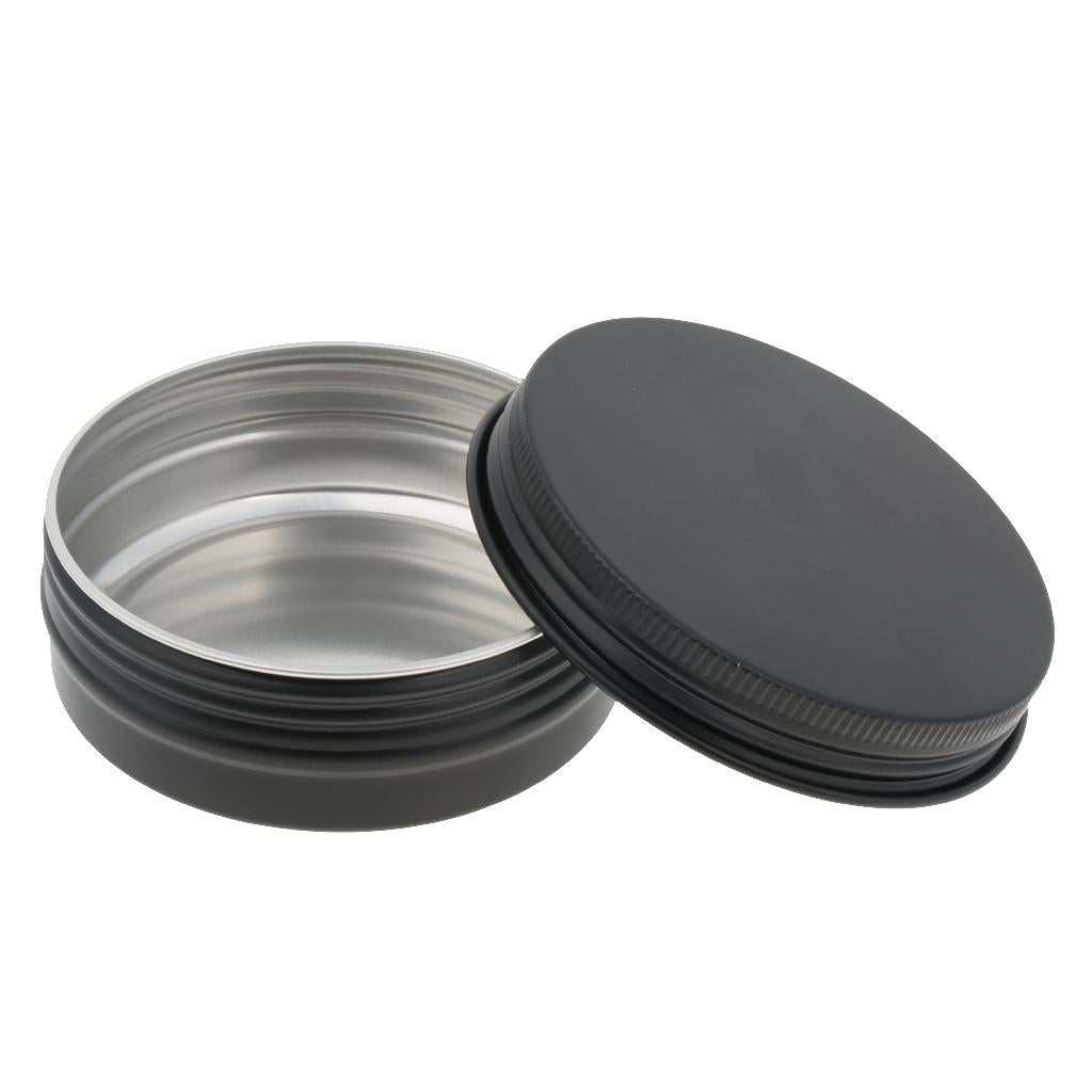10Pieces Empty Metal Cosmetic Containers Travel Tins Makeup Sample Jars 80g