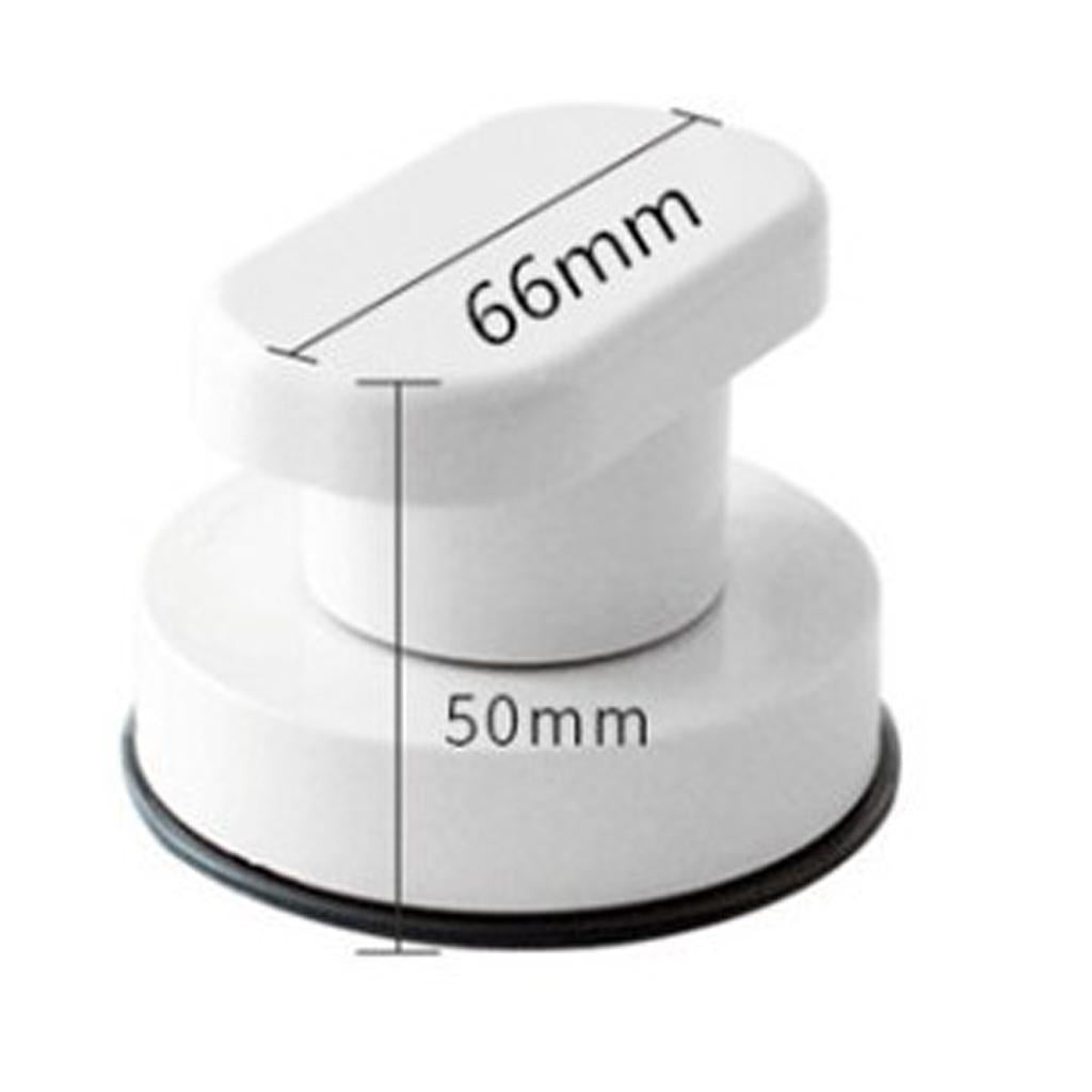 Bathroom Shower Suction Cup Safety Knobs Handle Exterior Interior White
