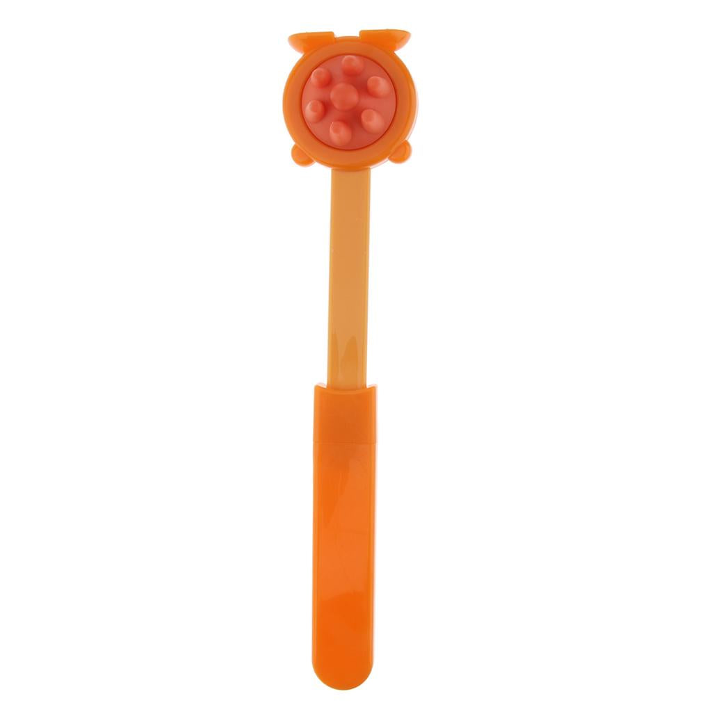 Orange Massage Hammer Stick Knocking Knots Massager Trigger Point Tool