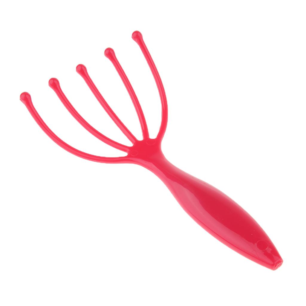 Portable PP Resin Mini Five-finger Head Massager Scalp SPA Scratcher Relax