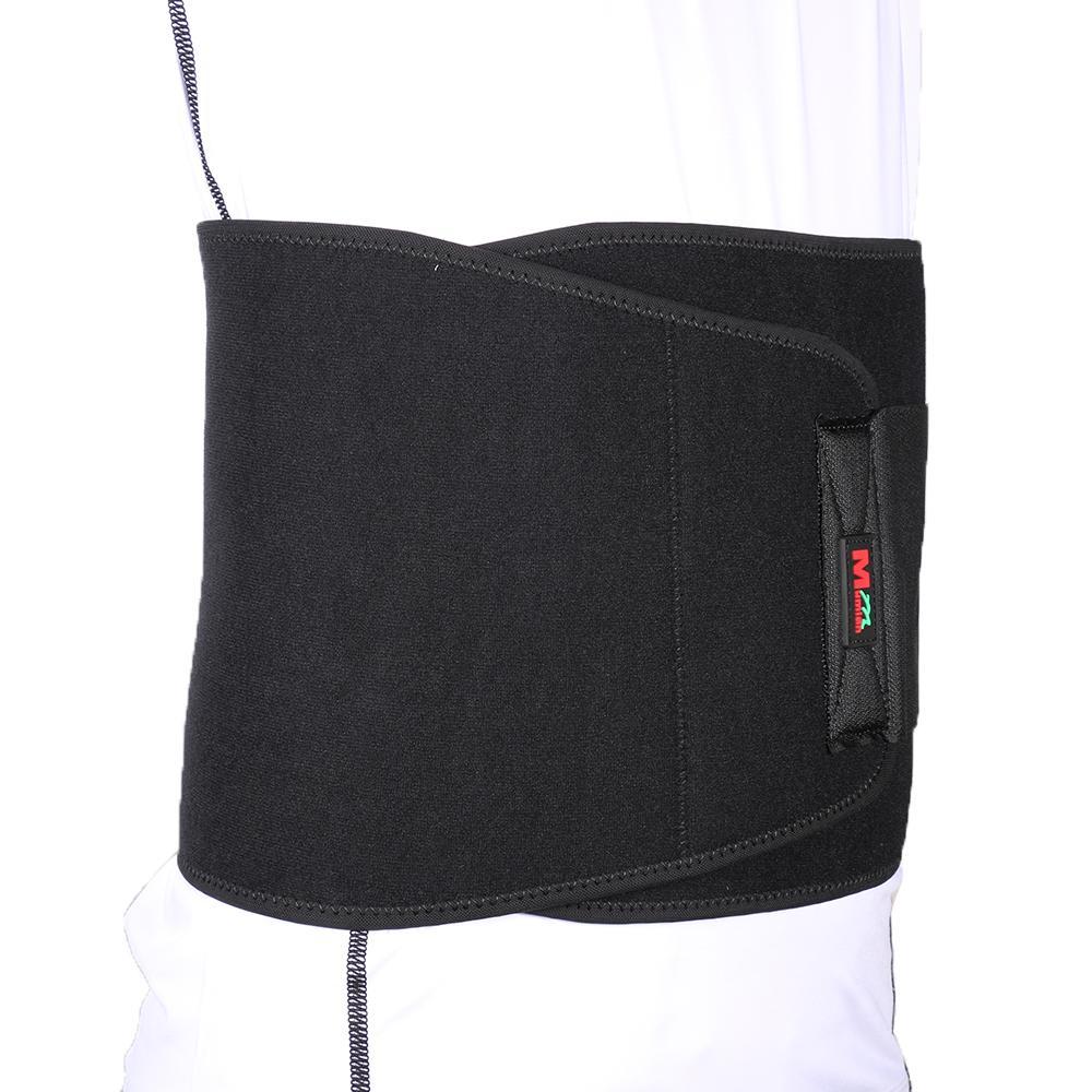 Men Women Sport Waist Support Brace Belt Lumbar Lower Back Pain Relief Black