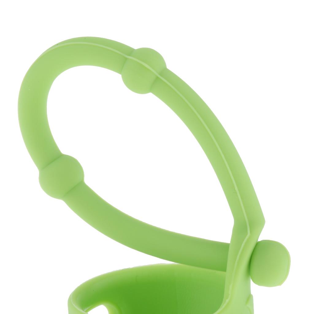 Silicone 5ml Roller Bottle Holder Sleeve Essential Oil Carrying Case Green