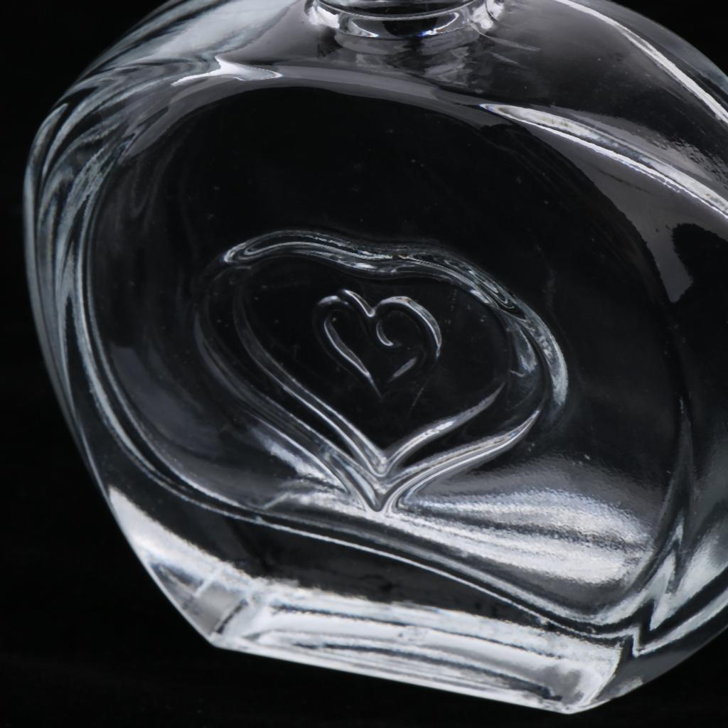 50ML Portable Empty Refillable Spray Container Crystal Round Bottles Travel