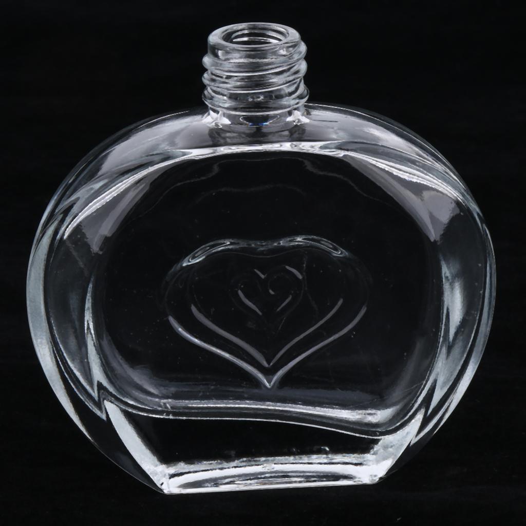 50ML Portable Empty Refillable Spray Container Crystal Round Bottles Travel