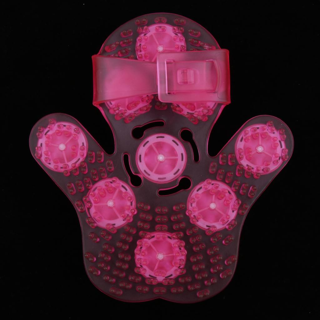 Handheld Palm Shaped 360-degree Rolling Ball Massage Glove Body Massager