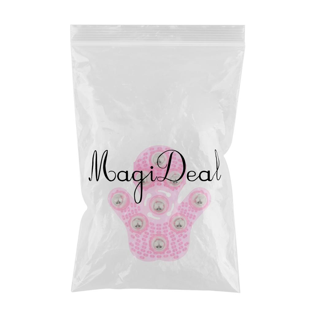 Handheld Palm Shaped 360-degree Rolling Ball Massage Glove Body Massager