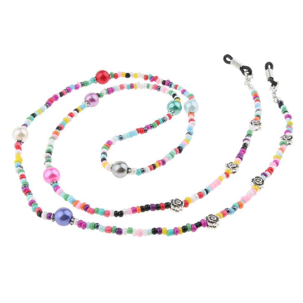 Anti-Slip Colorful Eyeglass Chain Rope Spectacles Cord Retainer Band Strap