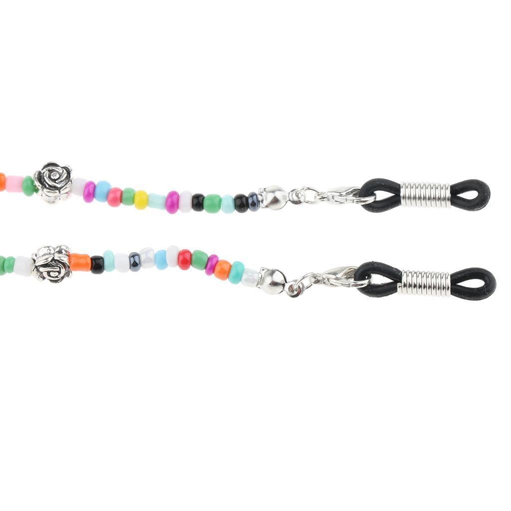 Anti-Slip Colorful Eyeglass Chain Rope Spectacles Cord Retainer Band Strap