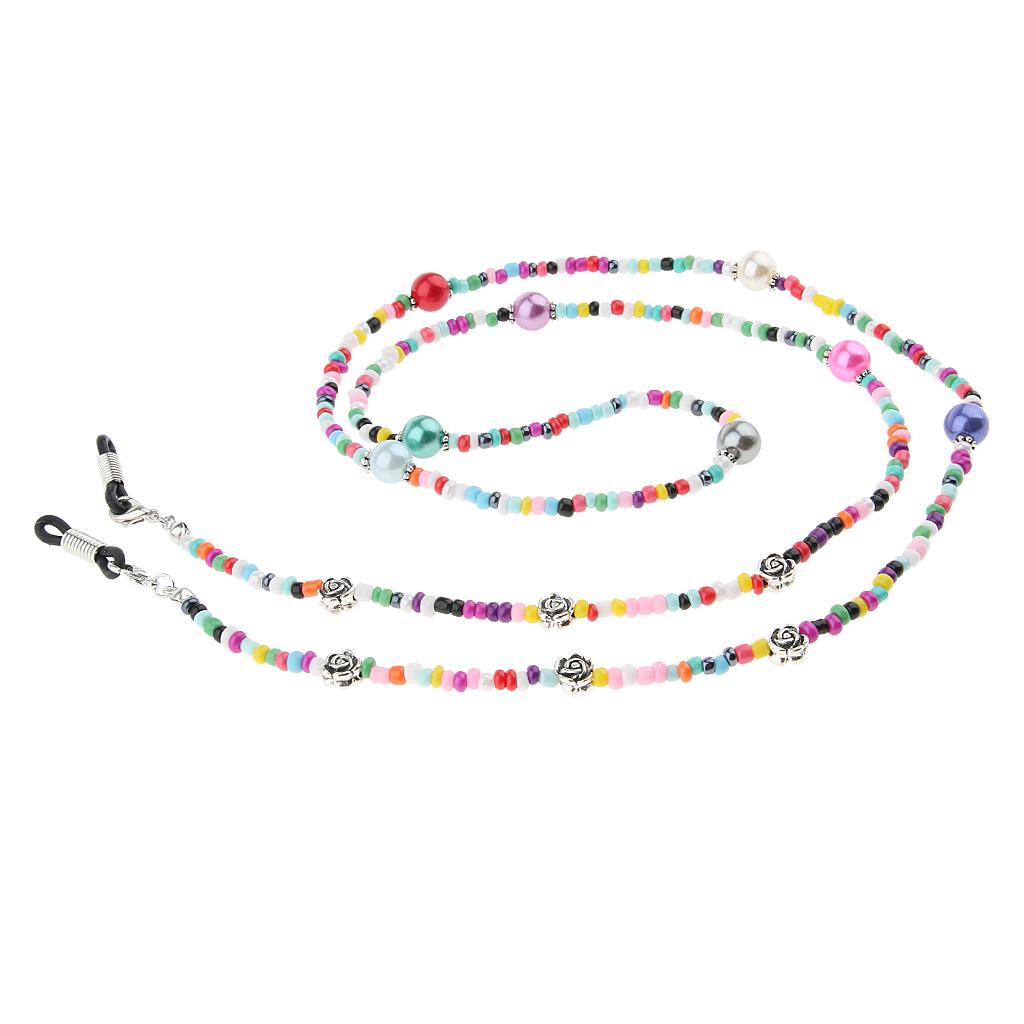 Anti-Slip Colorful Eyeglass Chain Rope Spectacles Cord Retainer Band Strap