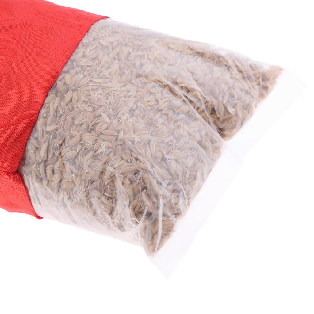 Round Cervical Neck Support Roll Buckwheat Husk Pillow for Sleeping