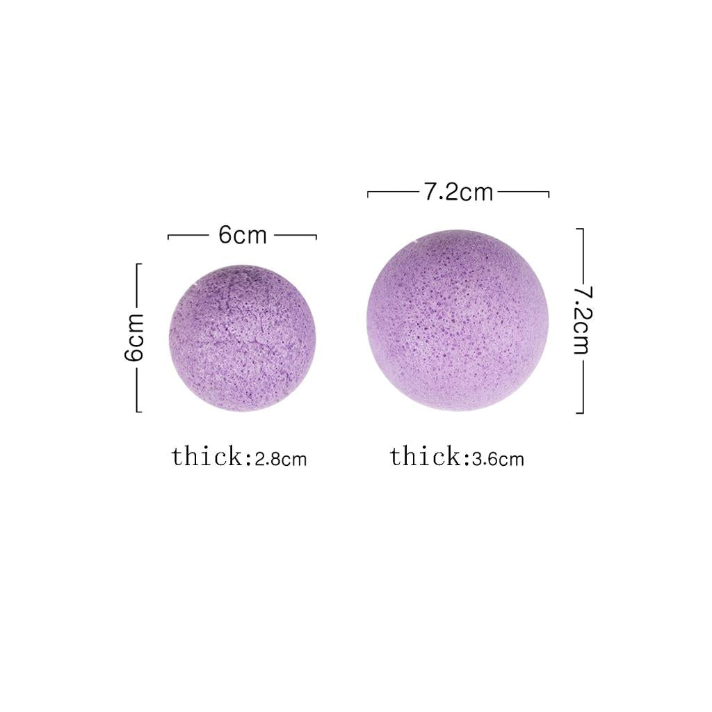 6Pieces Konjac Cleaning Sponge Puff Exfoliating Facial Sponge for Deep Clean