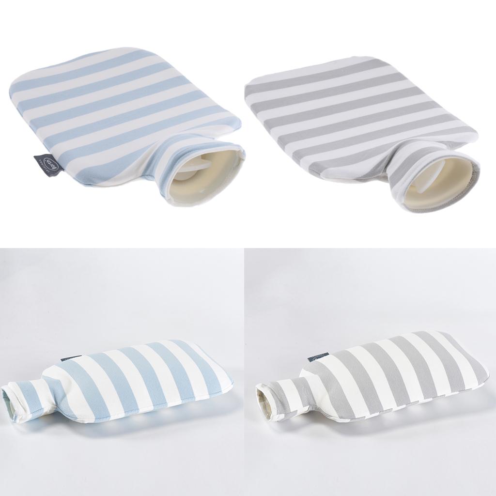 Safety Explosion-proof Hot Water Bottle Bag for Winter Warm Pain Ease Blue