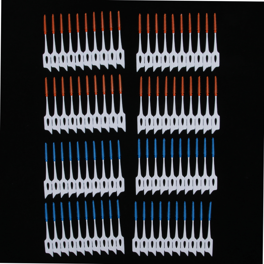 Interdental Cleaners (80 Pcs) Brushes Between Teeth, Tooth Cleaning Brush, Deep Clean Toothpicks