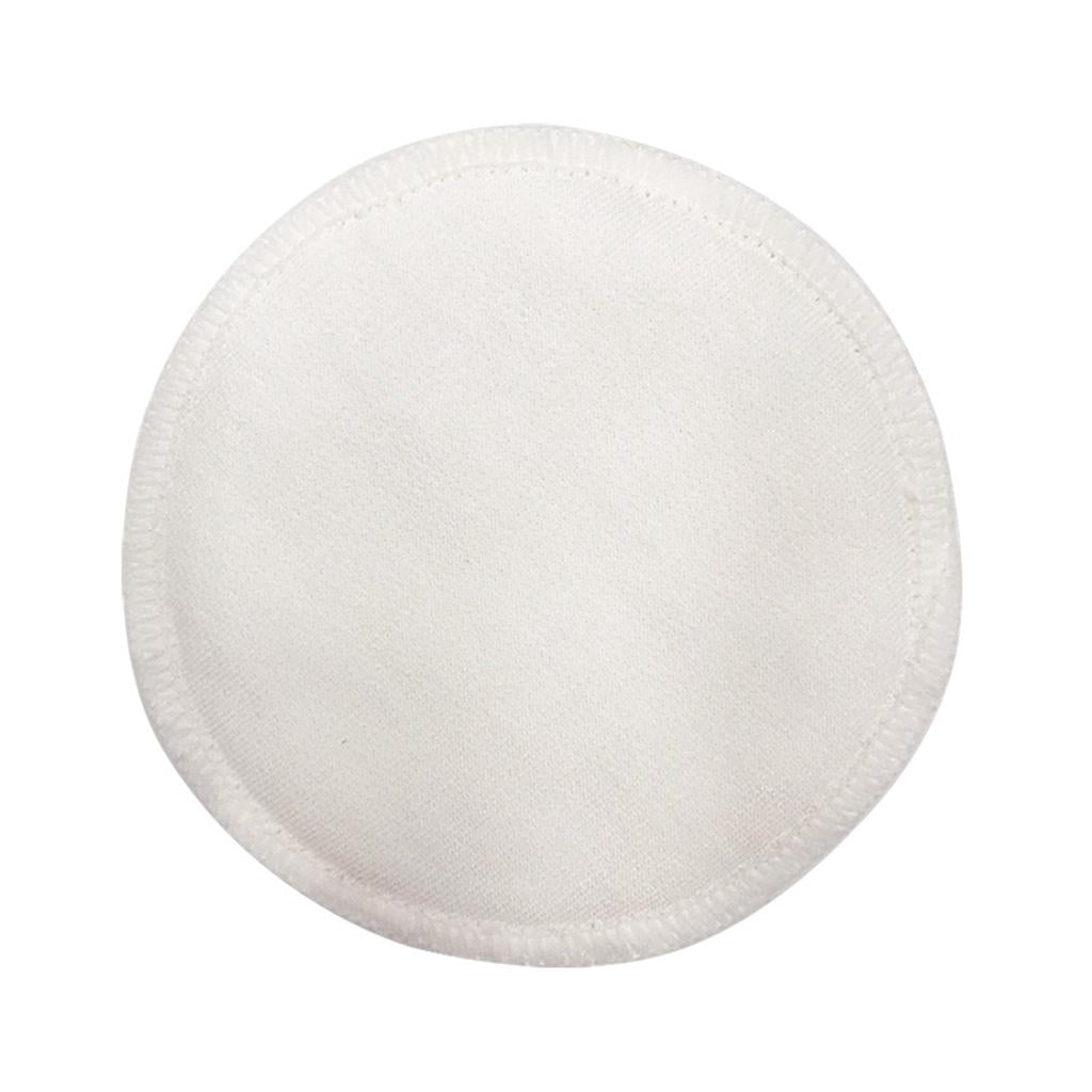 5 Pieces 8cm Reusable Round Bamboo Cotton Facial Makeup Remover Pads Pink