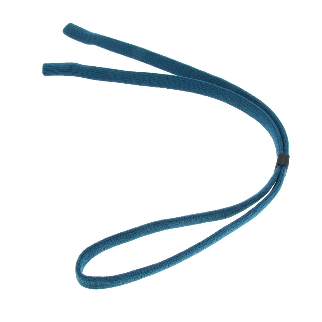 5 Pieces Anti-slip Sports Glasses Strap Sunglasses Eyeglasses String Blue