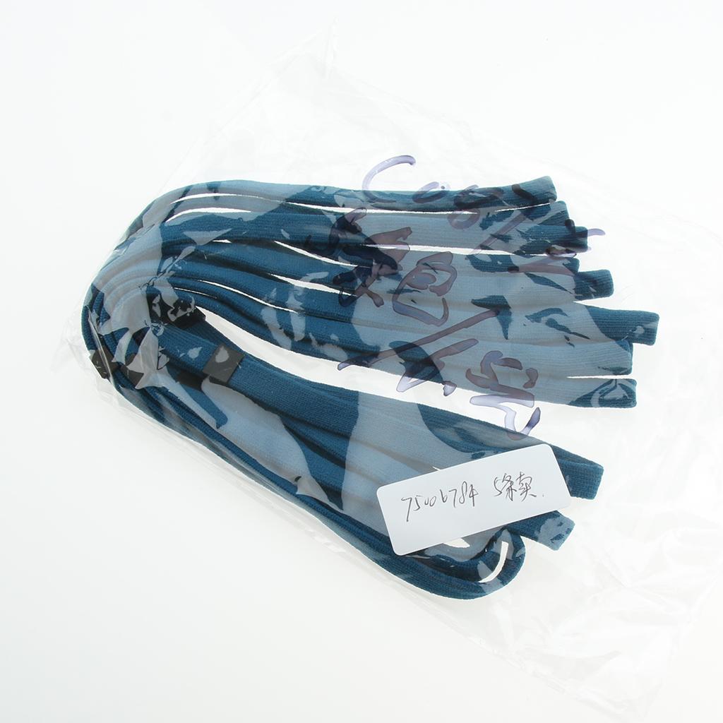 5 Pieces Anti-slip Sports Glasses Strap Sunglasses Eyeglasses String Blue