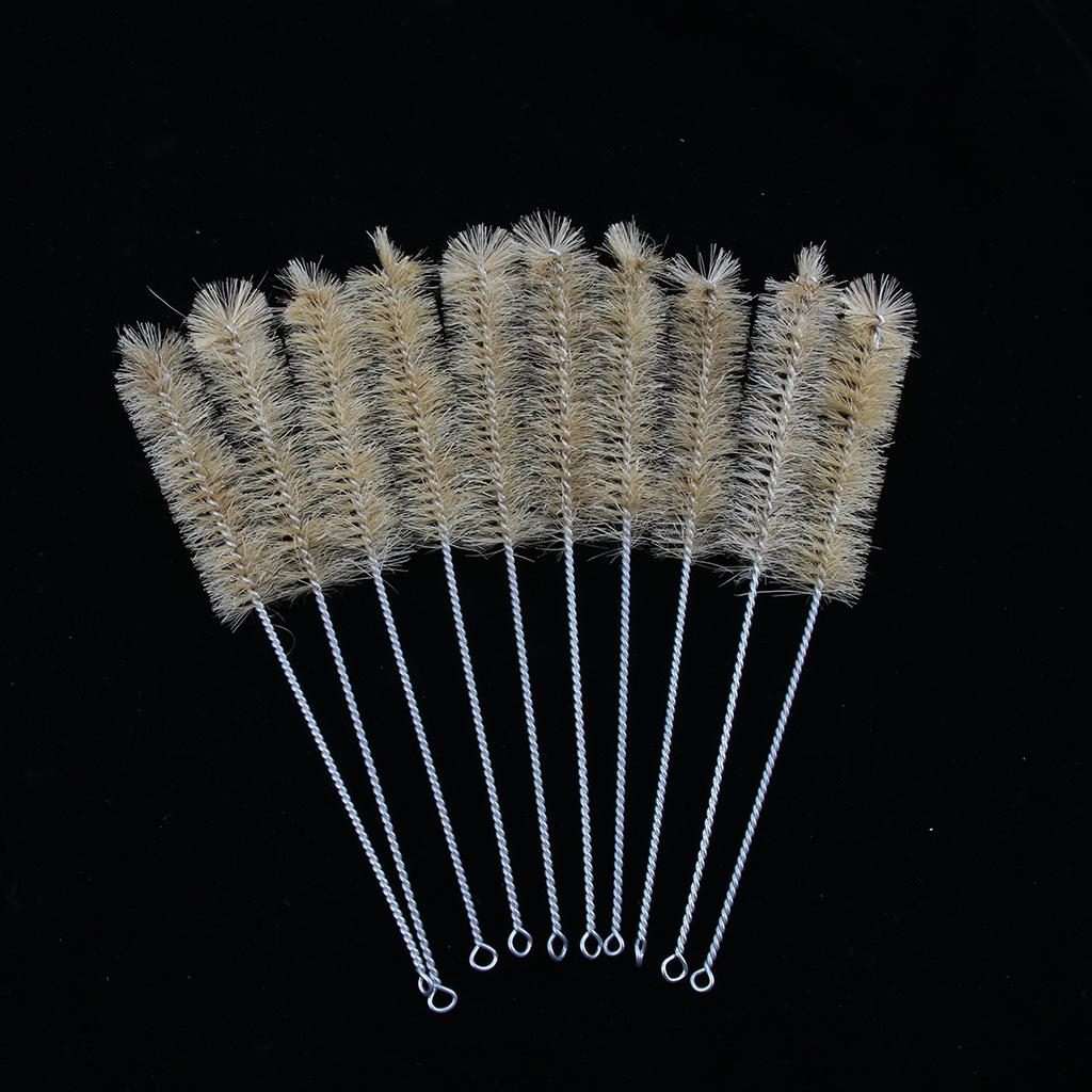 10 Pieces Long Bottle Brushes for Washing Narrow Neck Bottles Moxa Burner