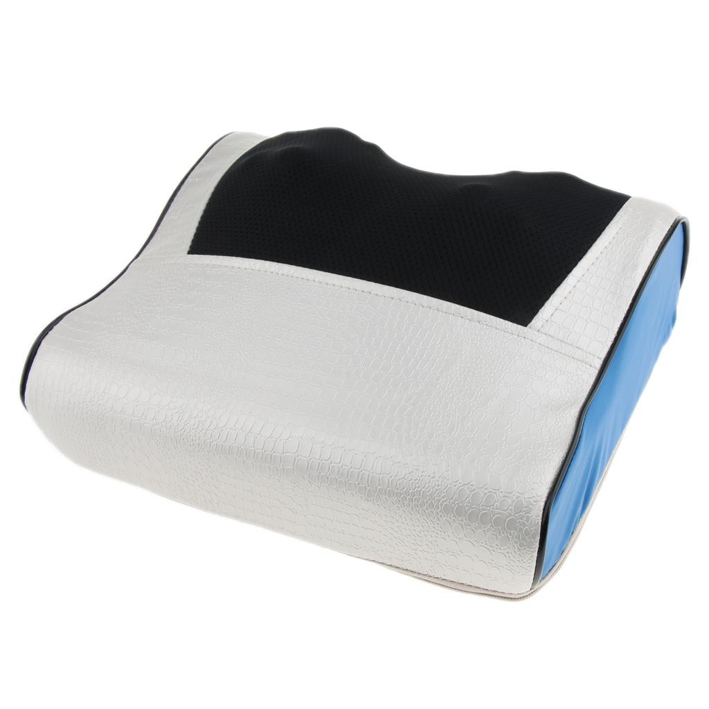 Electric Neck Massage Pillow Deep Tissue Kneading Heating Massager US Plug