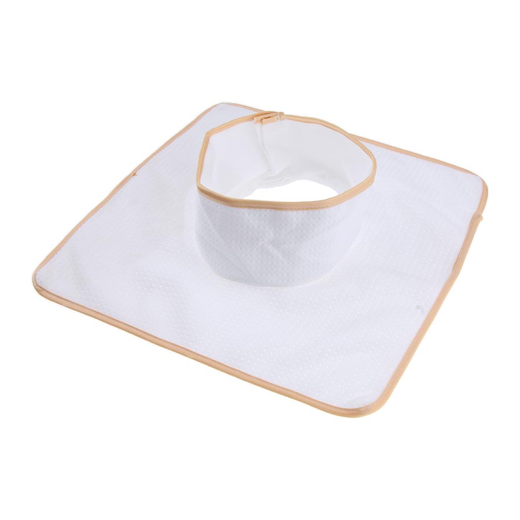 Washable Reusable Massage Bed Tattoo Table Sheet Pad With Face Hole White