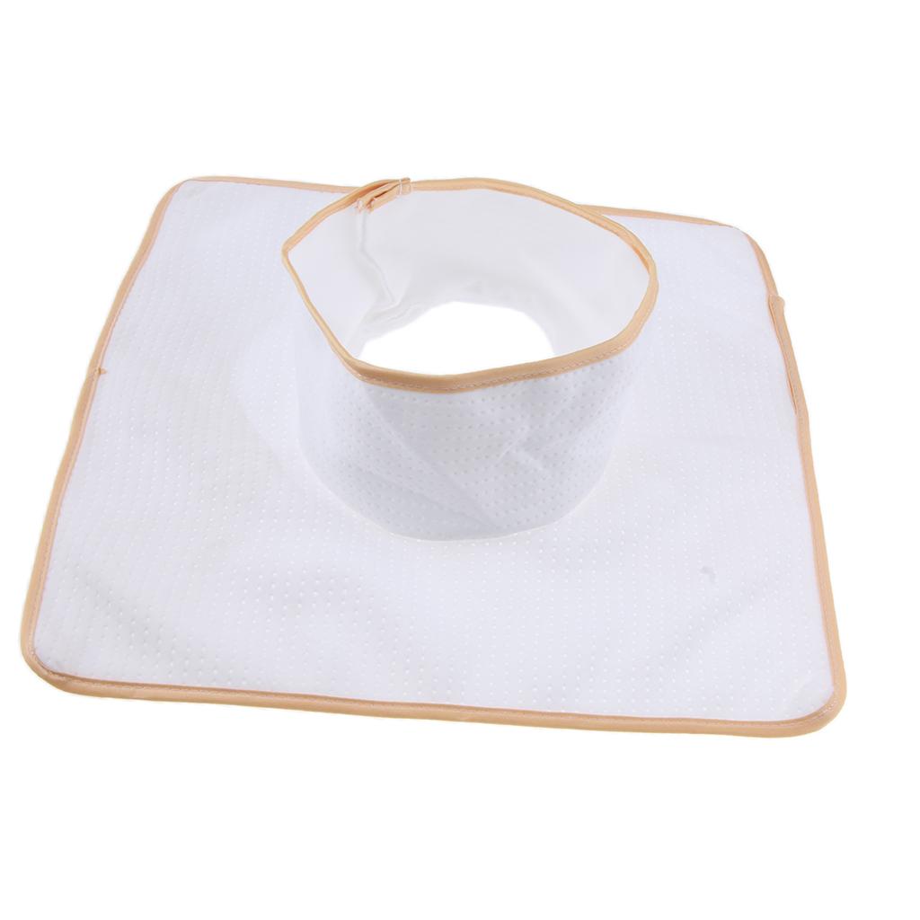 Washable Reusable Massage Bed Tattoo Table Sheet Pad With Face Hole White
