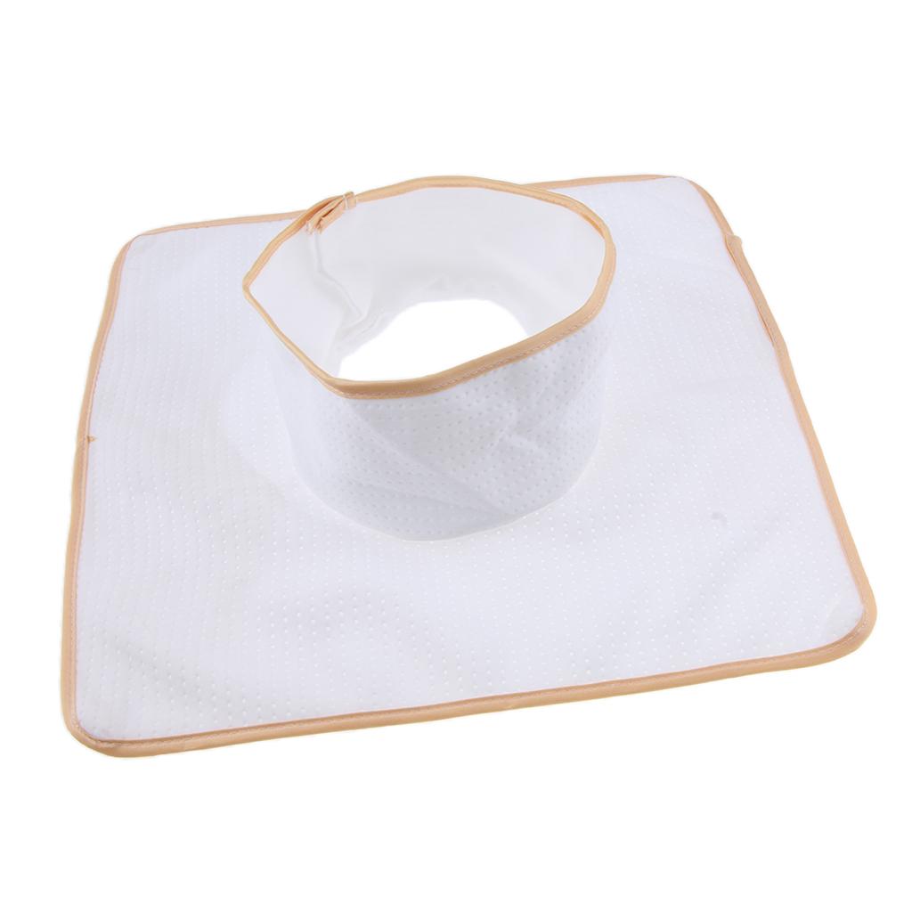 Washable Reusable Massage Bed Tattoo Table Sheet Pad With Face Hole White