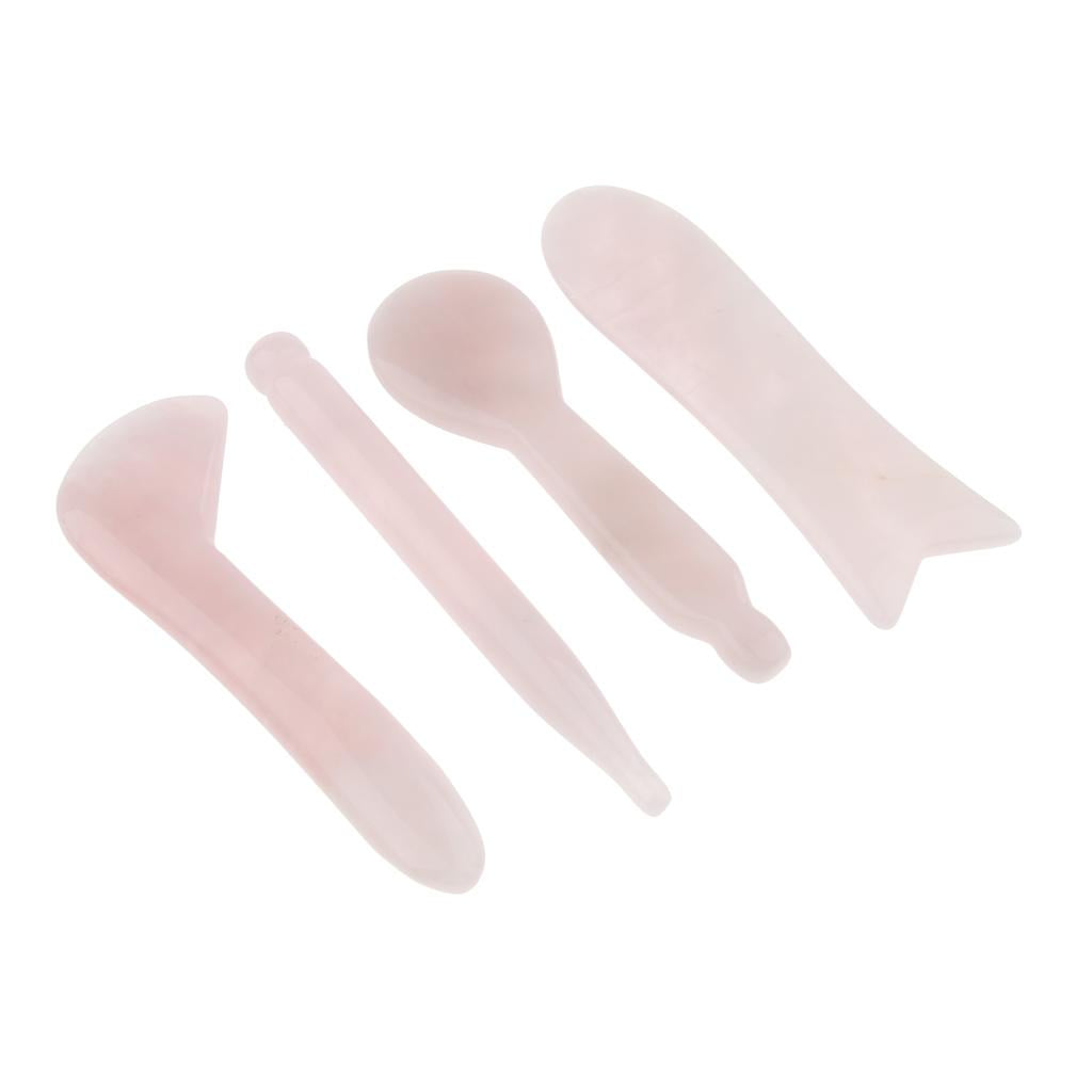 4X Beauty Salon Face Eye Whole Body Scraping Transparent Crystal GuaSha Tool