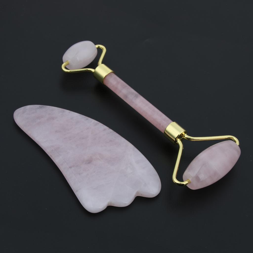 Jade Massage Roller Gua Sha Scraping Tool Anti Aging Body Massage Local Gold