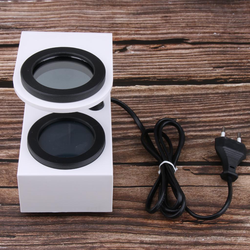 Optical Lens Stress Tester Polarizing Eyeglass Lens Strain Gauge EU Plug
