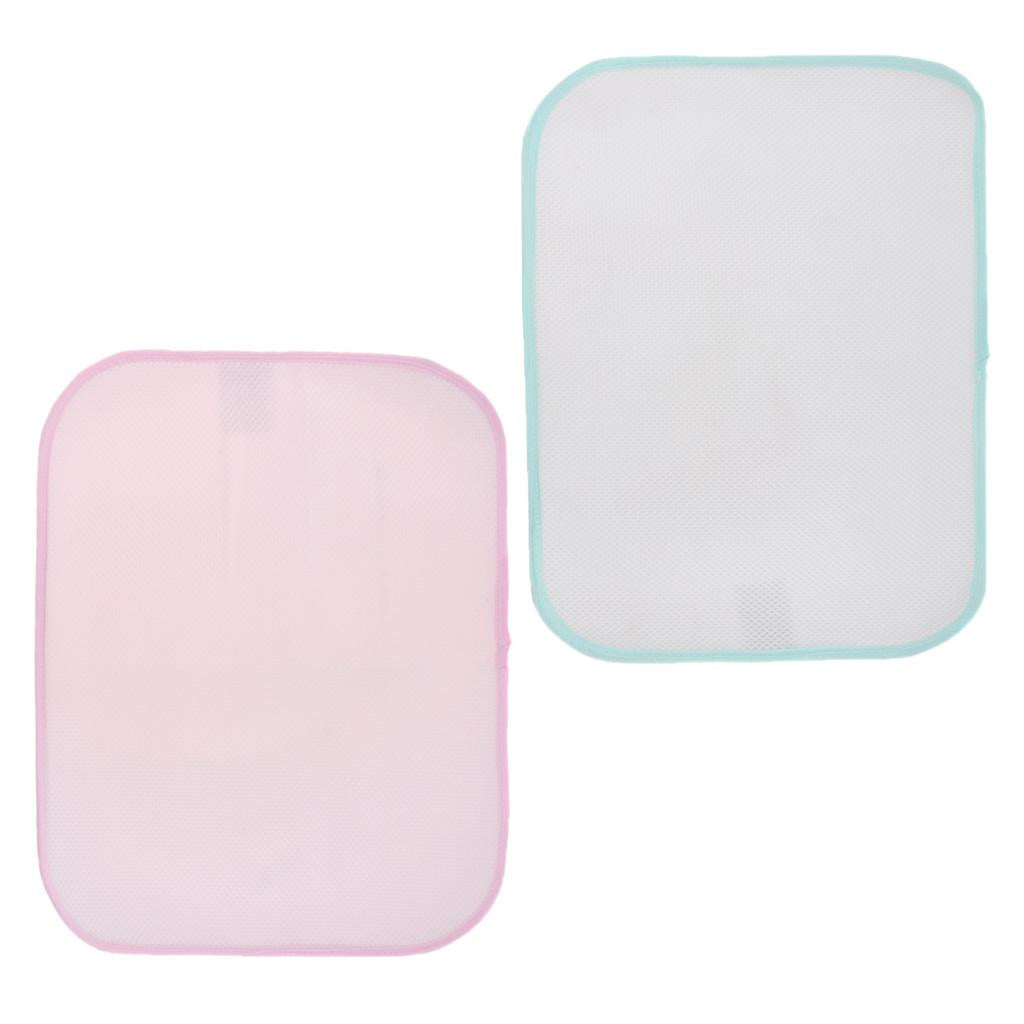 Thicken Soft Washable Bed Pad Incontinence Underpad Bed Protector Light Blue